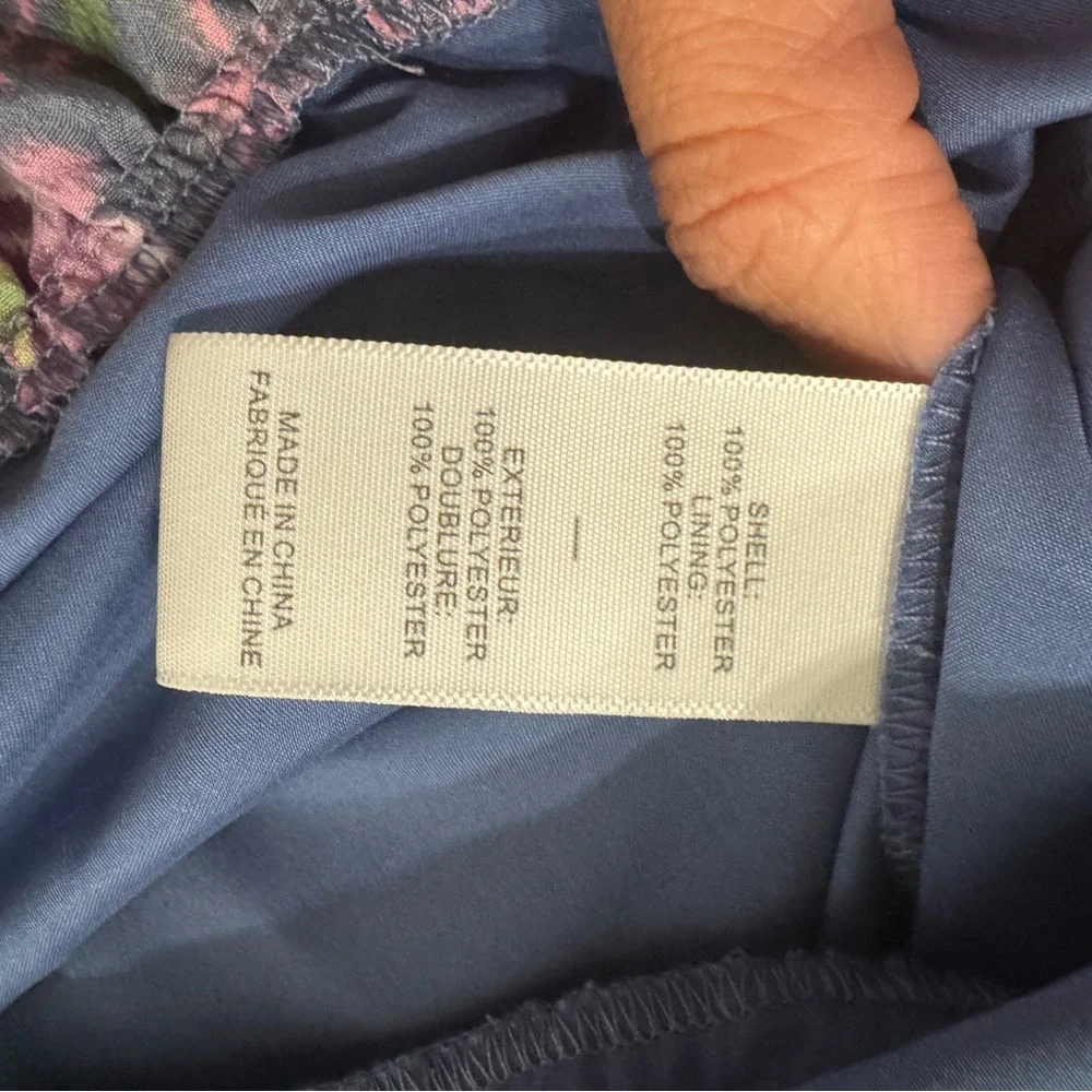 Likely Purple Floral Front Tie Tier Midi Dress - Picture 11 of 12